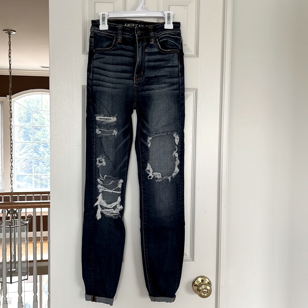American Eagle Ripped Jeans Jeggings